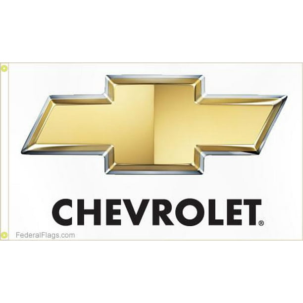 Chevrolet Premium Blue /& White Bowtie Flag 3/' x 5/' Banner USA Seller